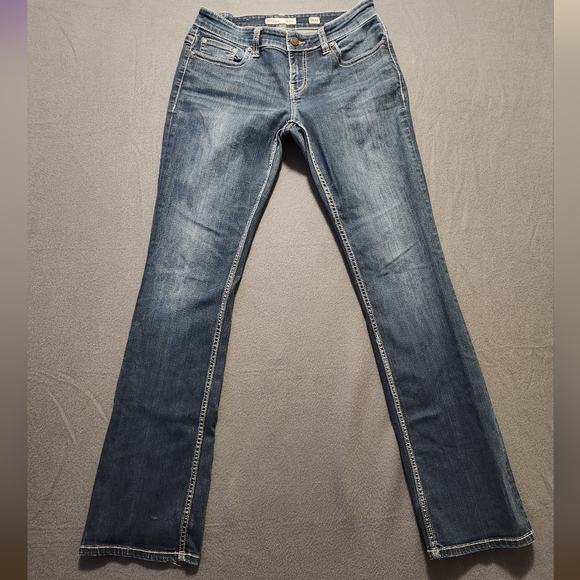 BKE Women's Boot Cut Jeans - Blue - Picture 1 of 12